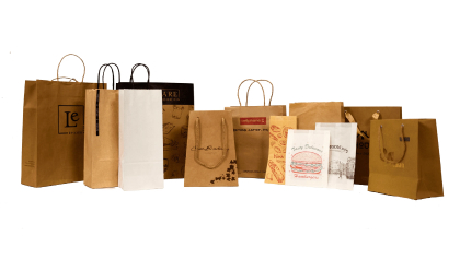 Paper & Kraft bags | Sacs en papier et kraft
