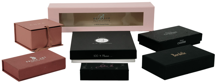 High-End Product Boxes | Boîtes coffrets de luxe