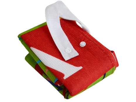 folded rPET bag with snap button | Sacs en rPET plie a bouton pression