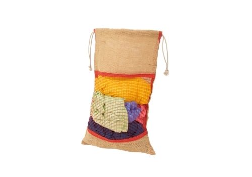 mesh jute bag | sac de jute en filet